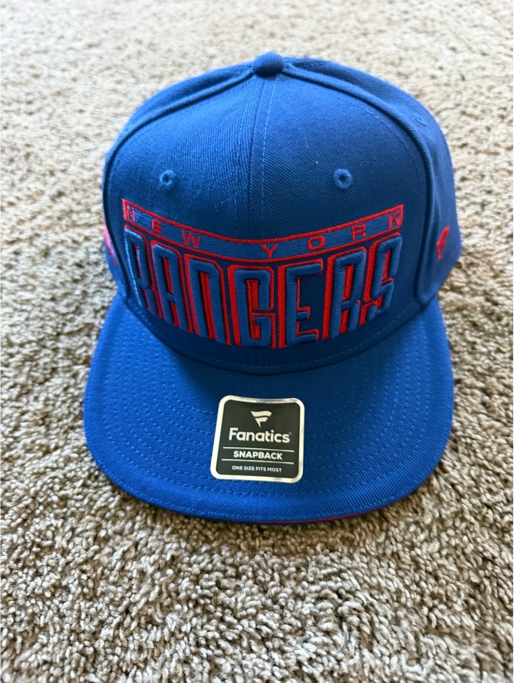 New York Rangers Blue Snapback Hat by Fanatics